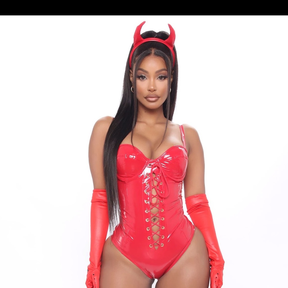 Fashion Nova Devil costume.